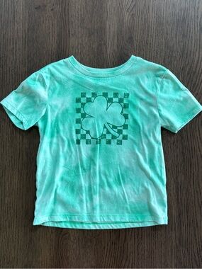 Kids XS (4-5) Green Clover Graphic Tee - celebrate! St Patrick’s Day
